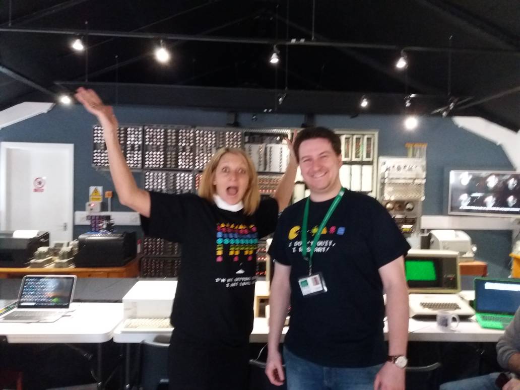 bytesfestivals's tweet photo. The staff are getting caught up in the excitement of the first ever #granddigitalrace over here at #tnmoc. Starters to your stations! It all begins in 10 minutes! https://t.co/FNnoDnc4a0