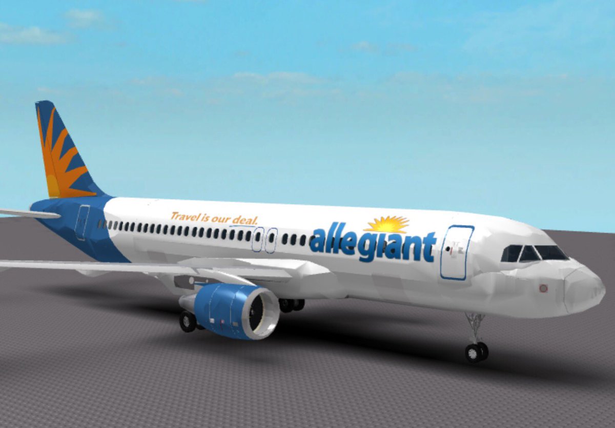 Roblox Allegiant Air On Twitter Our Airbus A320 200 Is Taking Shape Roblox Robloxdev Getway Yourway Special Thanks To V913lucky For Doing The Csg Livery Part Https T Co Btwgehe5vr - allegiant air roblox