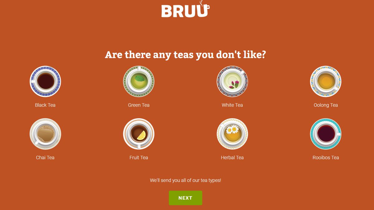 Remember you can alter your #tea preferences on your account at any time throughout the month to ensure you receive exactly what you love! #BRUUforyou