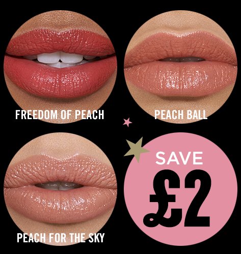 SoapandGlory's tweet photo. Prepare to go BALMY for our Peach Pout Balmy Lipstick - now just £7 @bootsuk 🍑🍑🍑 >> https://t.co/9AflB7OOeT #PeachPout #SoapAndGlory https://t.co/JnIcH2kjSj
