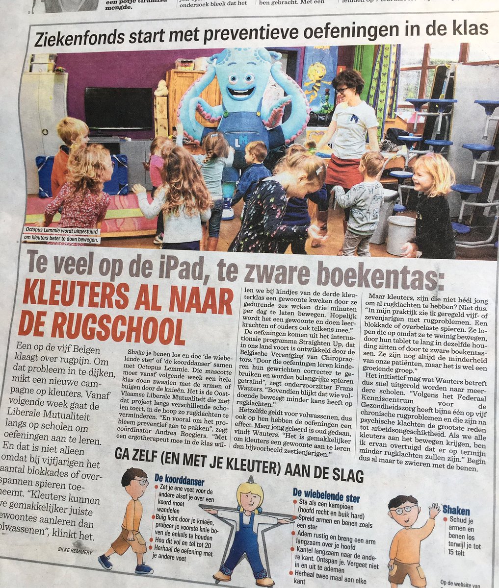 Dat een #ziekenfonds meer is dan terugbetalingen van doktersbriefjes of invaliditeitsdossiers bewijzen we met dit artikel in <a href="/Nieuwsblad_be/">Nieuwsblad.be</a>. Geweldig om dit in de krant te zien! #LM Oost-Vlaanderen #liberalemutualiteit
