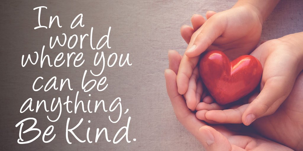 Spread the #kindness today and every day. #RandomActsOfKindnessDay #BeKind