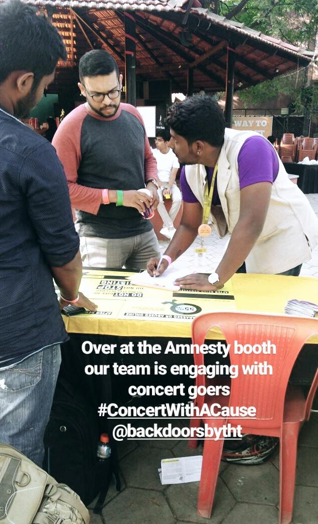 AIIndia's tweet image. At @backdoorsbytht we're inviting everyone to show their solidarity to women's voices online.

Online violence against women is a problem that must be addressed.

Take this injustice personally.

#concertwithacause
#AmnestyAction