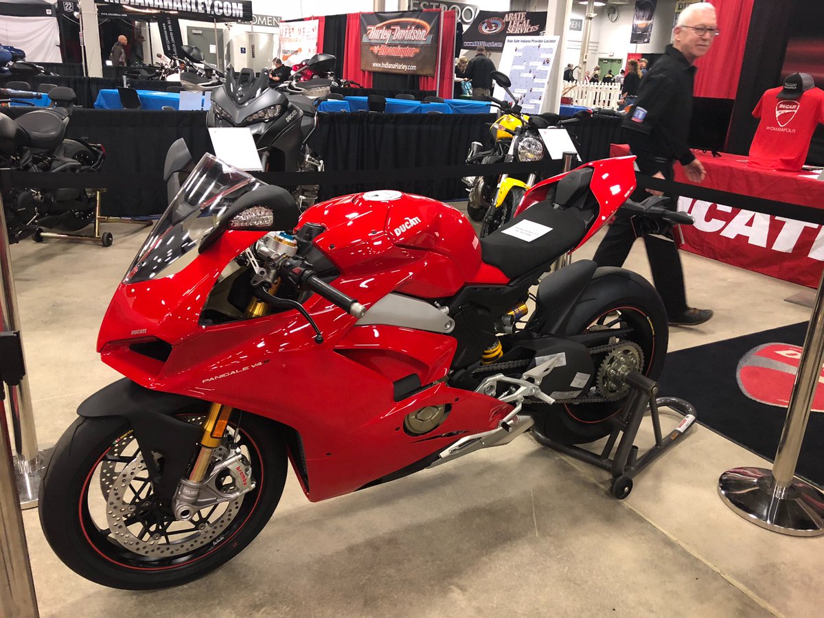 Today make sure to head over to Ducati of Indianapolis to see the new Panigale V4. The show will be open today 10 a.m. - 9 p.m.!