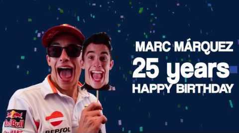  Video: Happy 25th birthday messages for Marc Marquez   