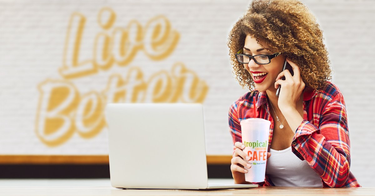 Grab a smoothie. Feel Good. Get. Stuff. Done.
#EatBetterFeelBetter