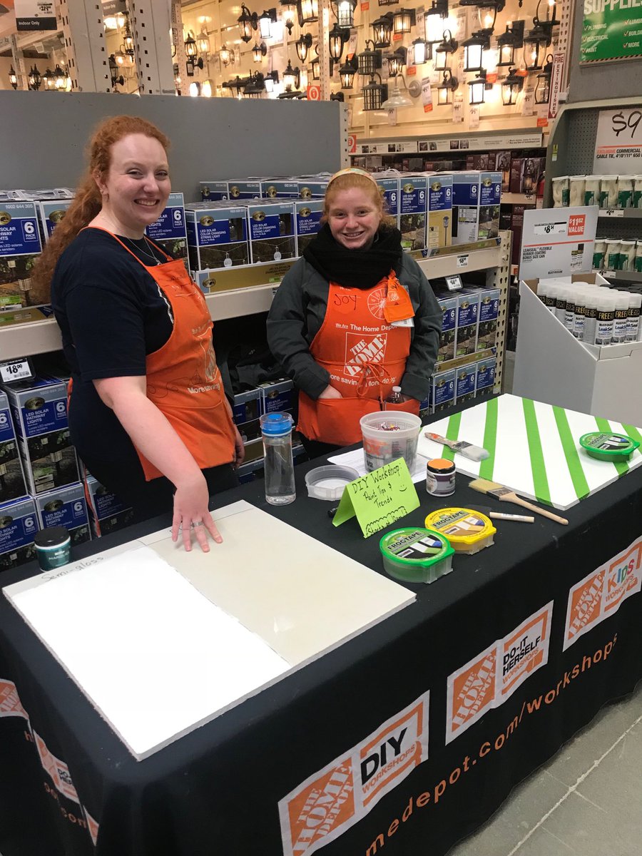 Come learn some new paint techniques here at Fuquay-Varina Home Depot