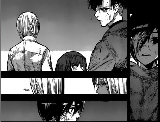 Stella My Favorite Pages Of Tokyo Ghoul Re S Chapter Tokyoghoulre Tokyoghoulre160 東京喰種re トーキョーグール Urie S Look Touka S Look Mutsuki S Look Uriekuki Touka Mutsuki 瓜江久生 霧嶋董香 T Co Yp1x0rg9xq