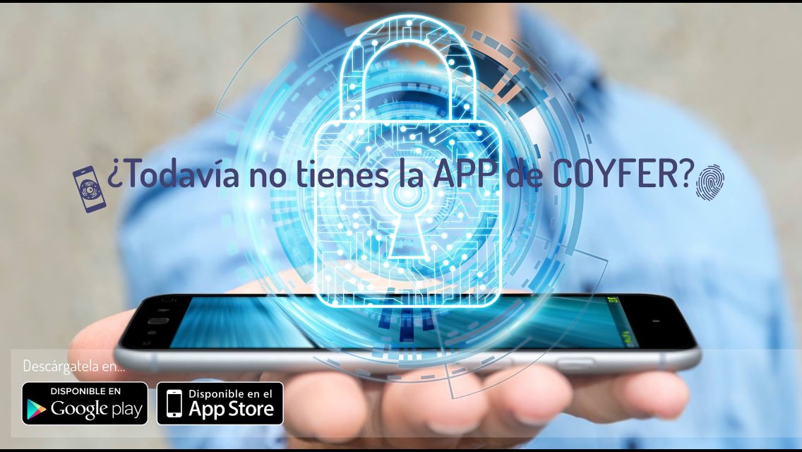 Ya eres cliente de COYFER?                                                     Con nuestra APP podrás consultar todos tus seguros   en cualquier momento y desde cualquier lugar.

Más información en: bit.ly/2EZHsKh