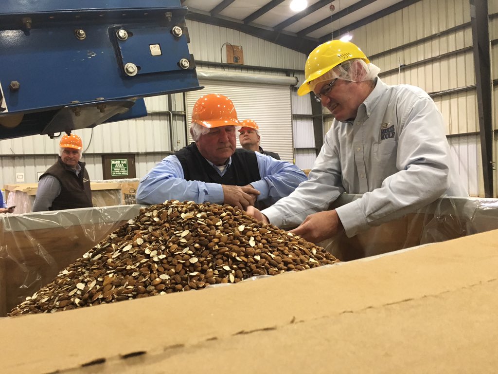 Sonny Perdue on Twitter: "Impressed again this week by California's massive  agricultural economy. In Coalinga, Harris Woolf Almonds is a grower, buyer,  and processor of almonds established in 1989. Harris Woolf seeks