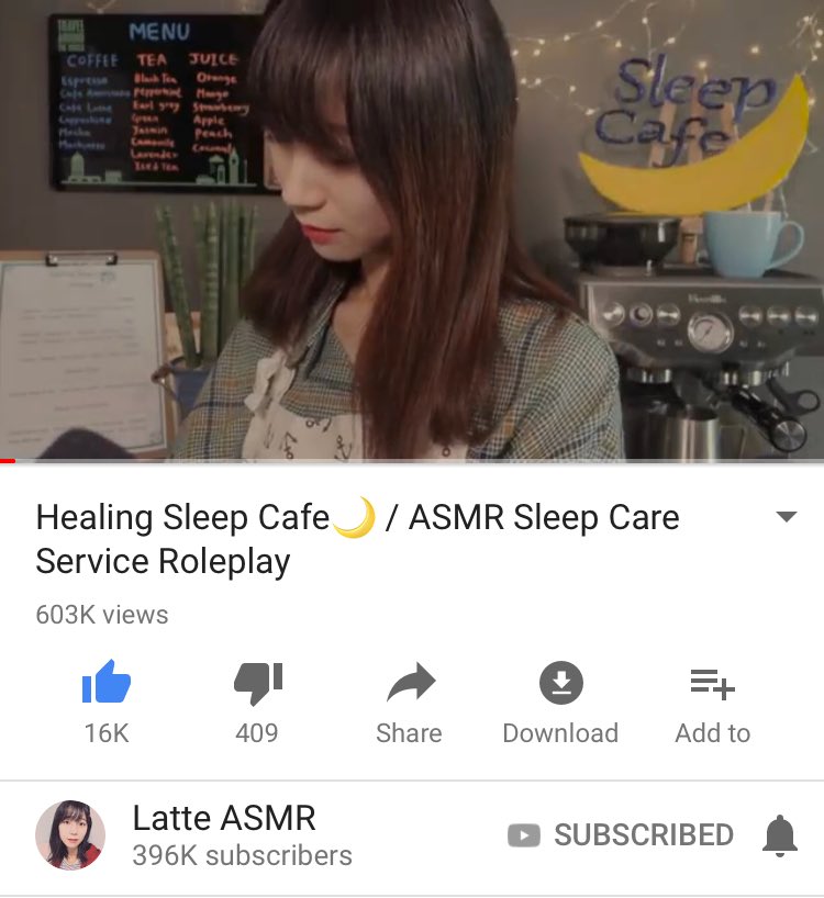 matchxax's tweet photo. สำหรับคนที่นอนไม่หลับ ไม่ว่าจะกลางวันกลางคืน แนะนำให้หา asmr ใน YouTube ฟัง นี่ฟังเมื่อไหร่หลับทุกครั้งอ่ะ จะฟังประเภทไหนก็ได้ มีทั้ง cooking eating cafe คือเยอะมาก เลือกเลย รับประกันว่าหลับแน่นอน #ไว้รีวิวห้ามขายของโว้ยย https://t.co/zTpV0LPjuS