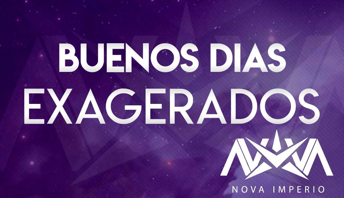 NovaImperio's tweet photo. Buenos días!!! Unos buenos días súper exagerados 🙌🏻 https://t.co/uk2rraHC50