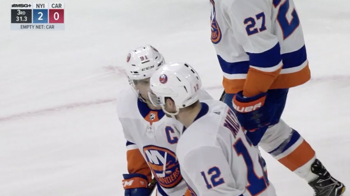 45 saves for Greisser and the second straight shutout for the #Isles! All your #NYIvsCAR highlights: https://t.co/w89gFmX40p