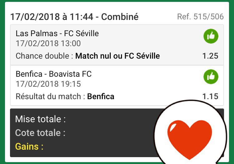 Pronocoach1's tweet photo. 🚨 Combi Safe du jour :

  X ou FC Séville + Benfica ✅✅

#parionssport #teamparieur https://t.co/Ye7umKwH2c