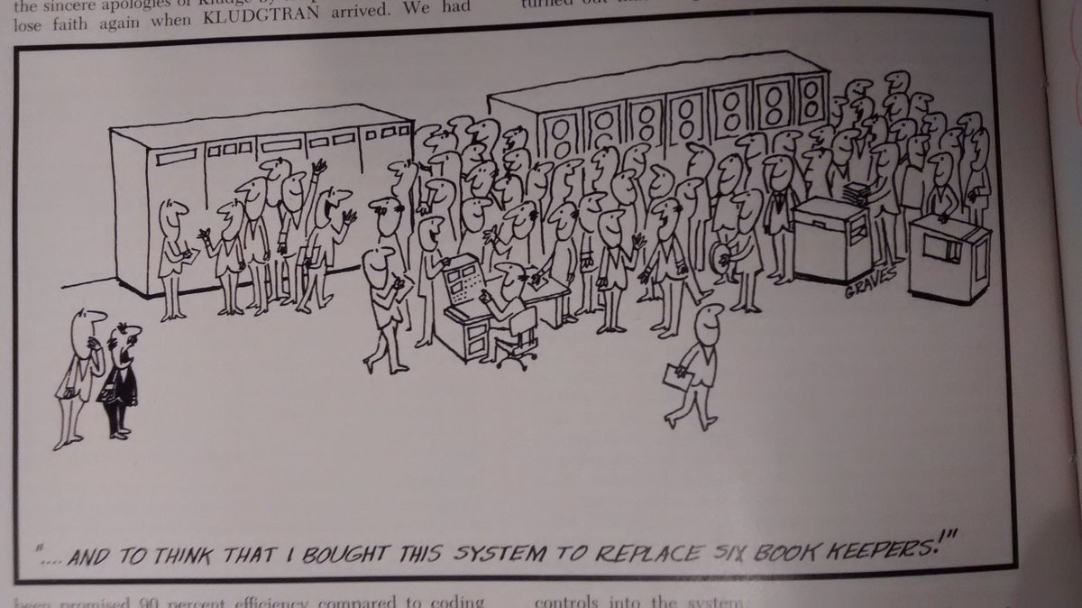 szabo__mate's tweet image. &quot;...to replace six book keepers&quot; #efficiency #datamation #1962 #computerhistory #computers #computing