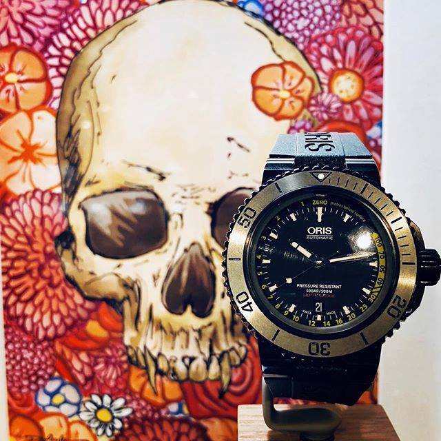 Depaulogy's tweet photo. It has been a nice few days here in the Keys. If you’re thinking about diving check out the Oris Depth Gauge. It is a Swiss Watch that tells you how deep you are diving. So cool. #divewatch #oris #depthgauge — view on Instagram https://t.co/xURmIOIEKf https://t.co/iEzLq5hh8z https://t.co/I98ot0EfEc