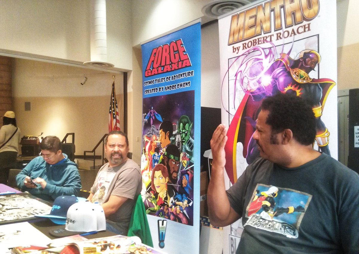 sdcomicfest's tweet photo. The first Black Com!x Day at Malcolm X Library! #comics #comicbooks #BLKCOMIXDAY2018 #RepresentationMatters #sandiego https://t.co/Ot6uMX5orf