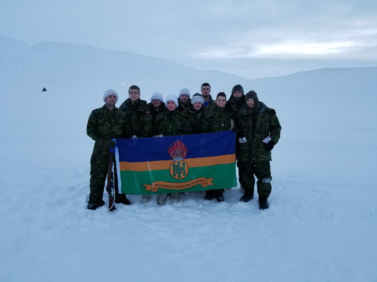 CO_RHFC's tweet photo. Warm #RHFC greetings from Cdn Arctic, 75 deg N, Cornwallis Island #ChosenFrozen #NOREX18 #StrongProudReady https://t.co/kXk58fF2w3