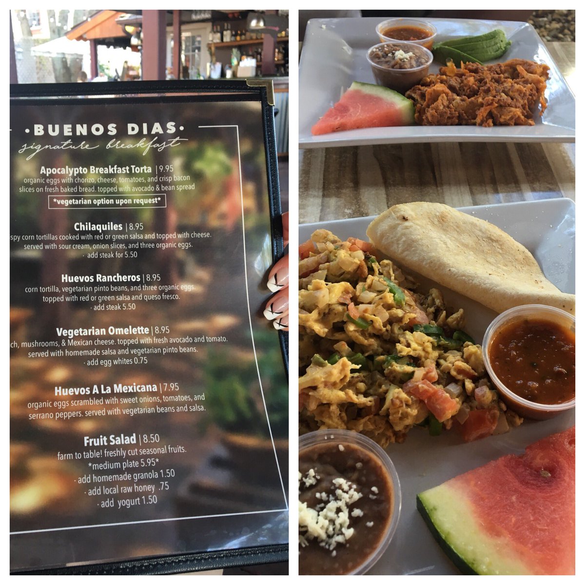 food2win's tweet photo. 10 Miles followed by an authentic —yet #Healthy Mexican #Brunch  
#RespectUrBody #Food2Fit #yum https://t.co/58PJg0tYjX