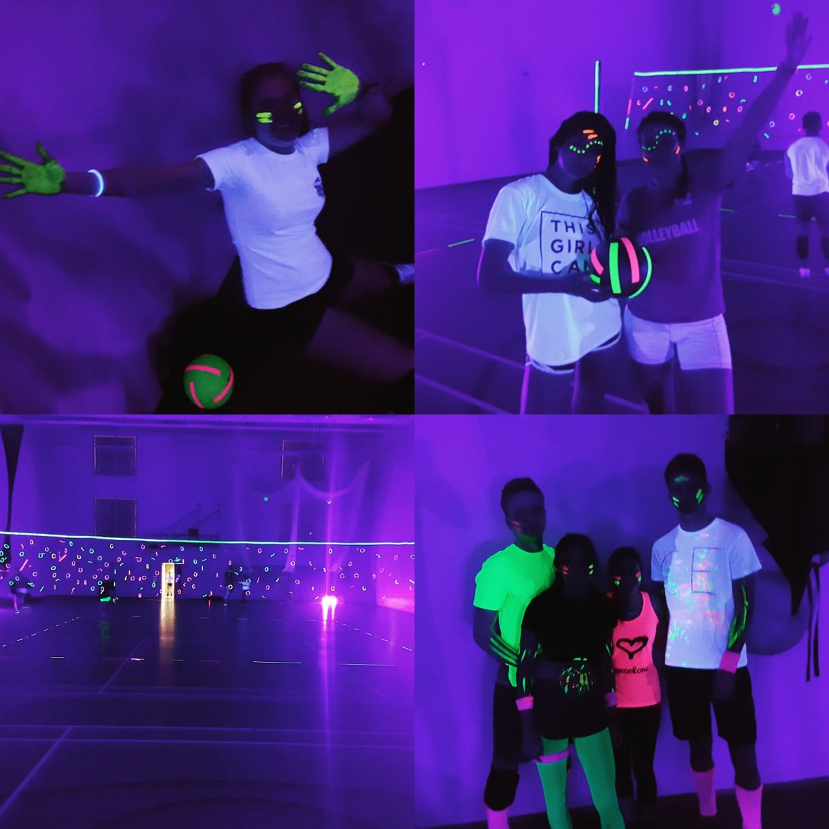 Look at all those amazing colors!!!

The @NTUPlayForFun UV Volleyball tournament is looking bright and fabulous!! #DigSetSmash #BriusePink #ProudtobePink