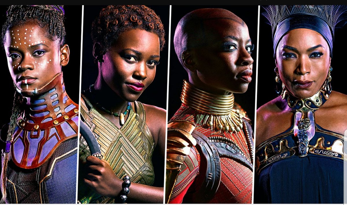 bucachels1's tweet photo. @Lupita_Nyongo, @DanaiGurira, @ImAngelaBassett, and @letitiawright #BlackPanther #BlackMagic, #BlackWomenStrong #BlackandProud #MyRepresentation. ABSOLUTELY LOVE THE MOVIE AND UR STRENGTH ❤ https://t.co/0jr9sU3mCK