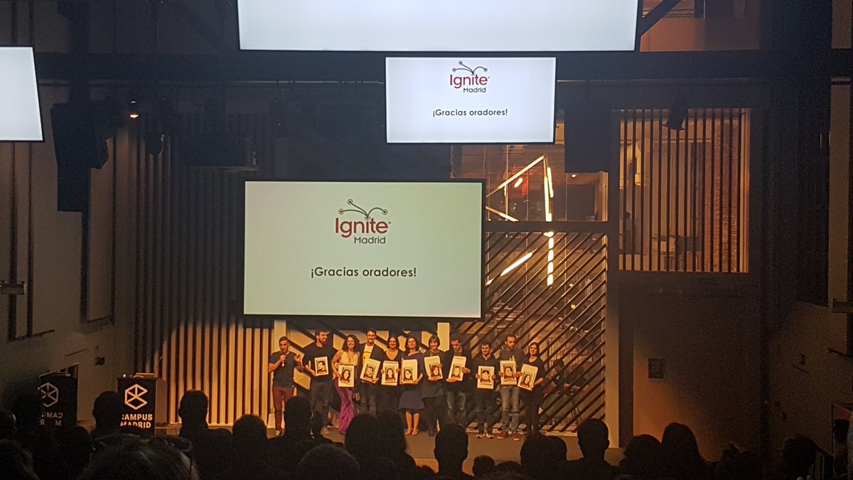 funtravelven's tweet photo. Me encantó @IgniteMAD con sus charlas ultrarápidas de 5 minutos exactos. Un gran desafío para los oradores: @AngelaMonasor @Lisaminielli @tripu @PatriGalletti @CarlosRuisanchz @Eloy_Herrero @brunosan @agbtic #IgniteMAD6 @googleespanol https://t.co/V9XDajMWh5
