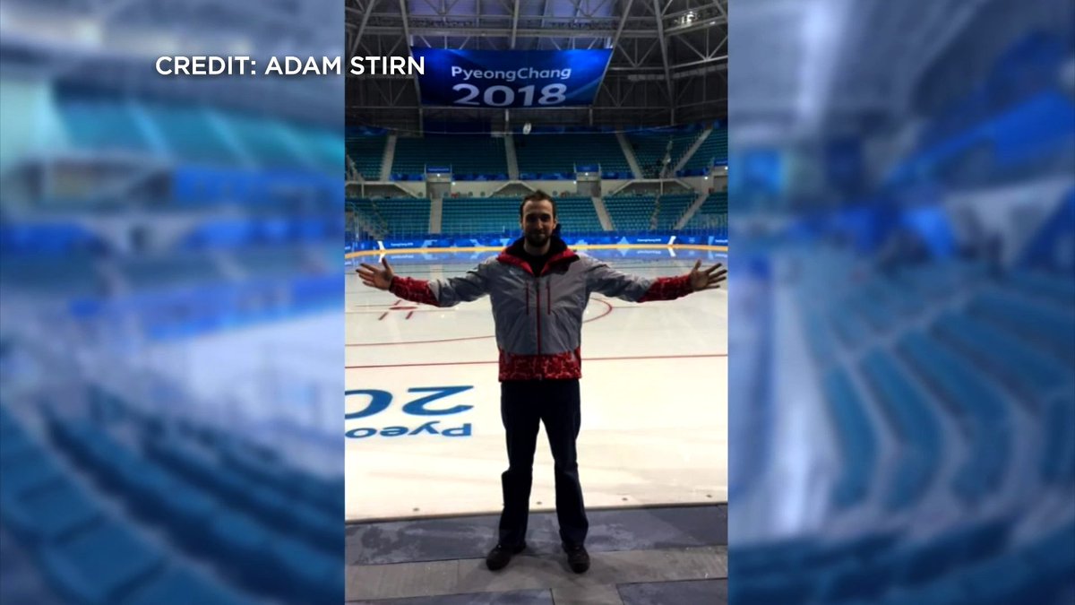 WCCO's tweet image. A U of M and @mnwild Zamboni driver is in South Korea for the gig of a lifetime! | cbsloc.al/2odfBys