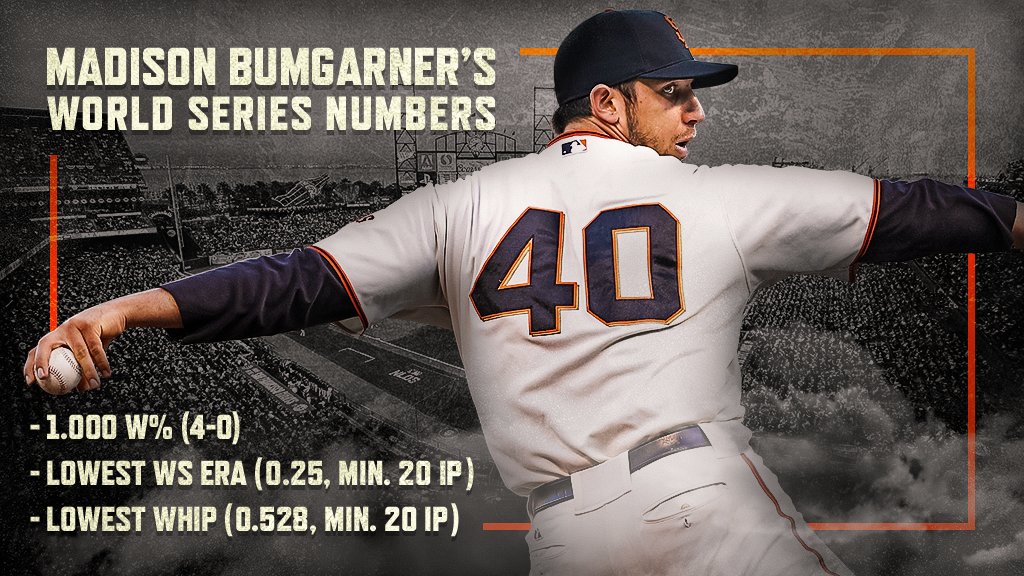 You don’t want to face Madison Bumgarner in the #WorldSeries. 

Can he lead the <a href="/SFGiants/">SFGiants</a> back to the Fall Classic in 2018? #OpeningDay