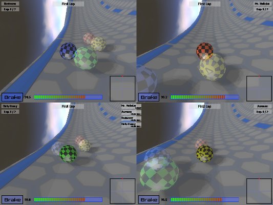 DustbinGames's tweet photo. Four player splitscreen for #screenshotsaturday https://t.co/Sm6XNNJwvR #indiegames #indiedev #gaming #IndieGameDev #RETROGAMIG #3DGameProgramming #freegame #gamedev #RetroGames #marbleracers @ClinchToshi https://t.co/lJCOpFNrpX