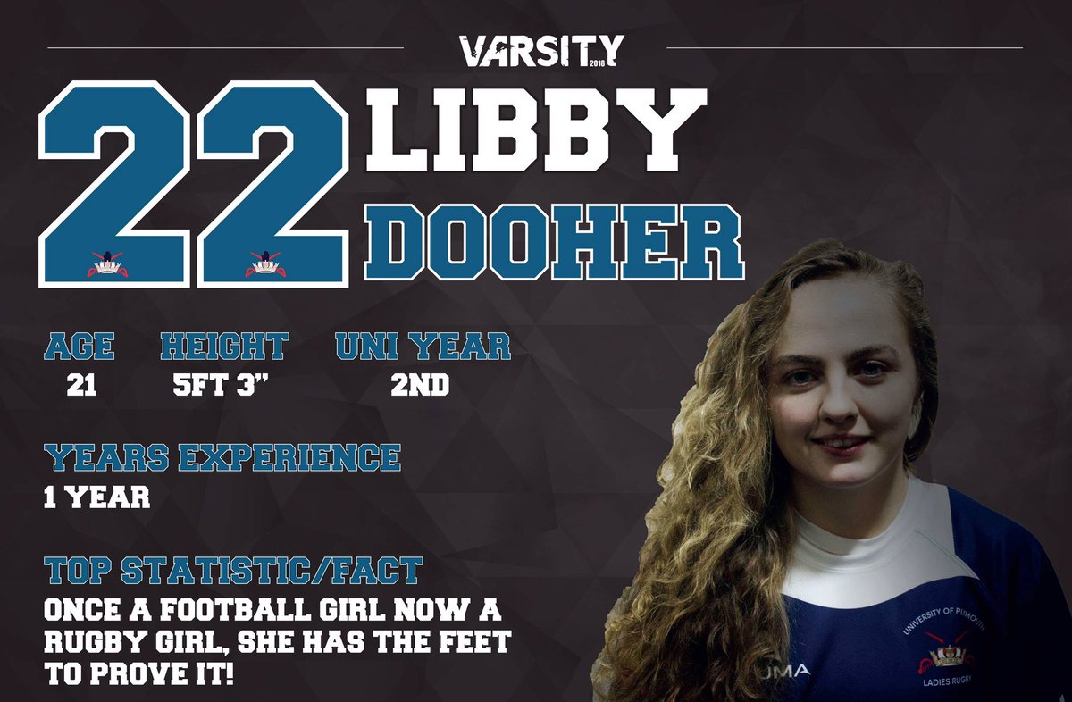 ROAD TO VARSITY
Today we have the back finishers! 
Emily Evans
Tay Osuntokun
Libby Dooher
Just the girls we need coming on to the pitch, they've got power, they've got speed and they've got skill! 
2 days to go!!!!!
#upsu #varsity #ladiesrugby