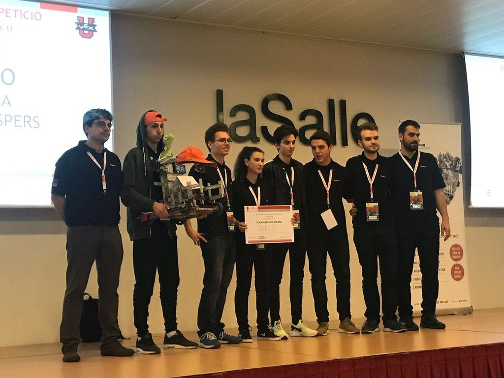 LaSalleBCN's tweet image. Ja tenim guanyadors de la #vexroboticscompetition Enhorabona i gràcies a tots els participants i assistents. Us esperem l’any que ve! #LSRoboticDay
