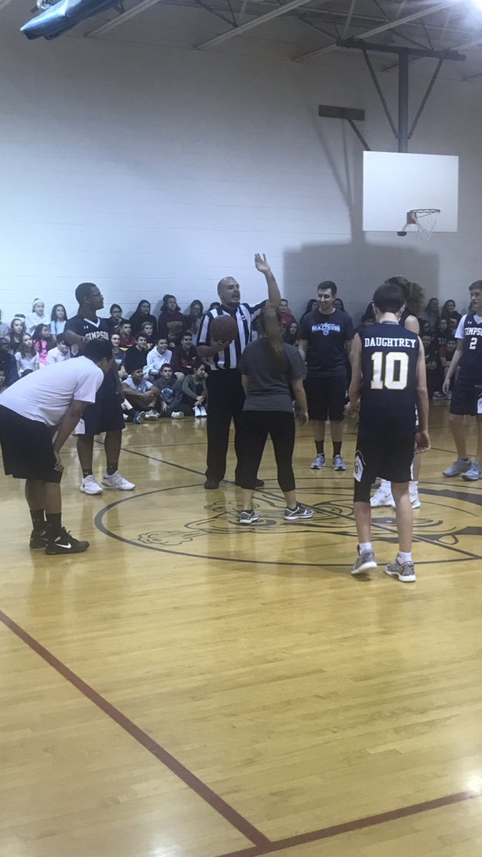 JLS_TTodd's tweet photo. PBIS Ss v’s staff basketball game. Great way to end the week. Go Mustangs! @ldacompton @JLSMS_Official https://t.co/PlQGcEnQPz