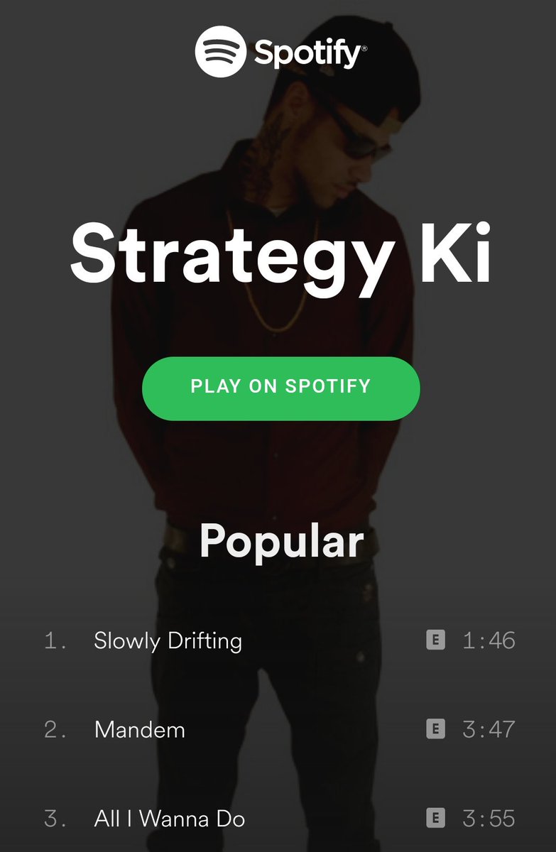 #Spotify #Playlist #artist open.spotify.com/album/31MU7eA8… <a href="/STRATEGYKI/">LeightonPalmer</a>