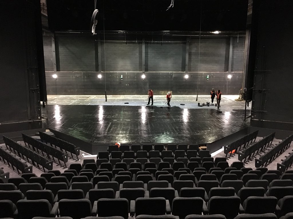 Leicester_HT's tweet photo. Time to paint the stage for the first time in over 11 years https://t.co/umRTbs8Mf4