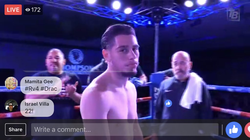 With that look in his eyes, you already know what it is !! Congrats to @ruben_villa4 on his Dominating performance last night in LA! 10-0!! #Salinas #hescoming #futureworldchamp