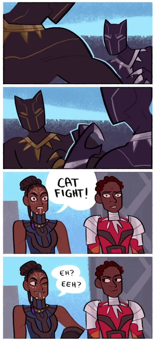 this is what little sisters are made for #BlackPanther 