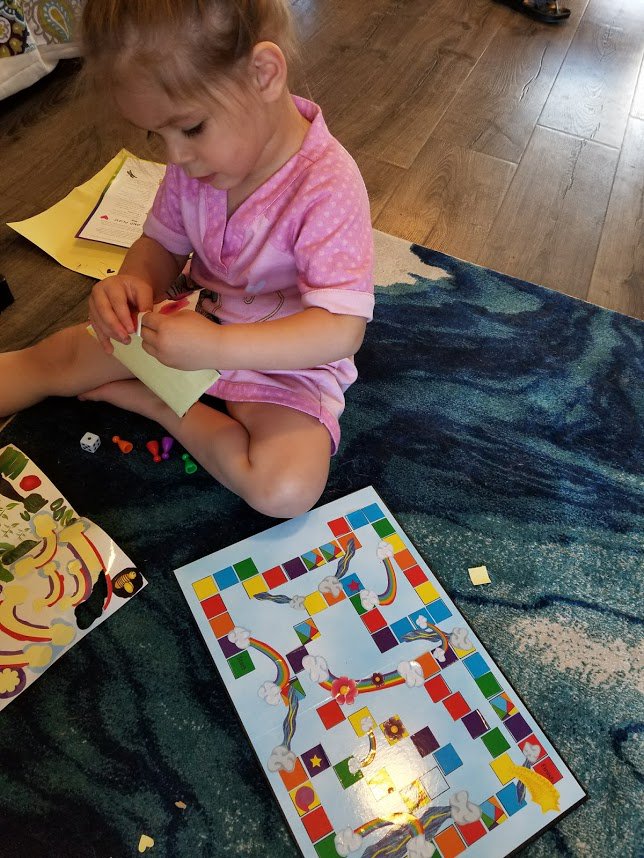 ZipseHaus's tweet photo. JUST IN: Rainbows & Storms: Create Your Own Board Game!
This is so much fun for the kids! This kit comes with a board, pieces and TONS of stickers to create your own fun! I can't wait to check out their other games! Check it out: https://t.co/A4tAlCaJUp #getyougoing @GriddlyGames https://t.co/GPosTIunoJ