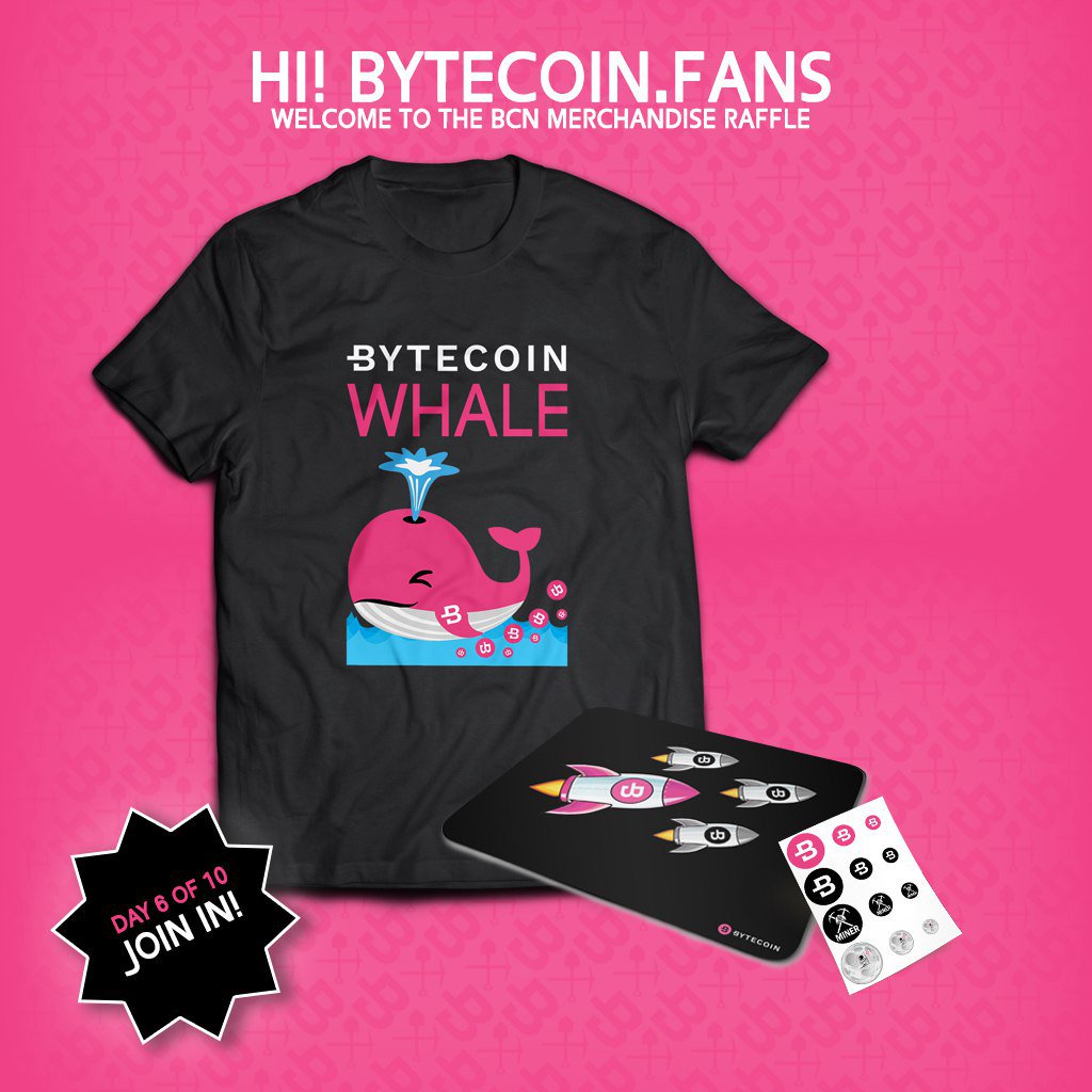 Bytecoin_BCN's tweet photo. 🎁10 DAY BYTECOIN GIVEAWAY🎁
The 6th day of our #giveaway! 🎈
Follow @Bytecoin_BCN and @BytecoinFans pages, and Retweet this post with #bytecoinfansday6 hashtag to have the opportunity to win! #ByteCoin #BCN https://t.co/8p3VsSf3xp