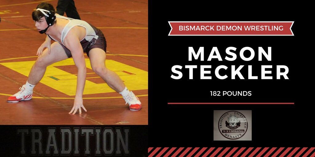 Mason Steckler ends high school career with huge PIN to help BHS in their points lead and takes home 7th place!!