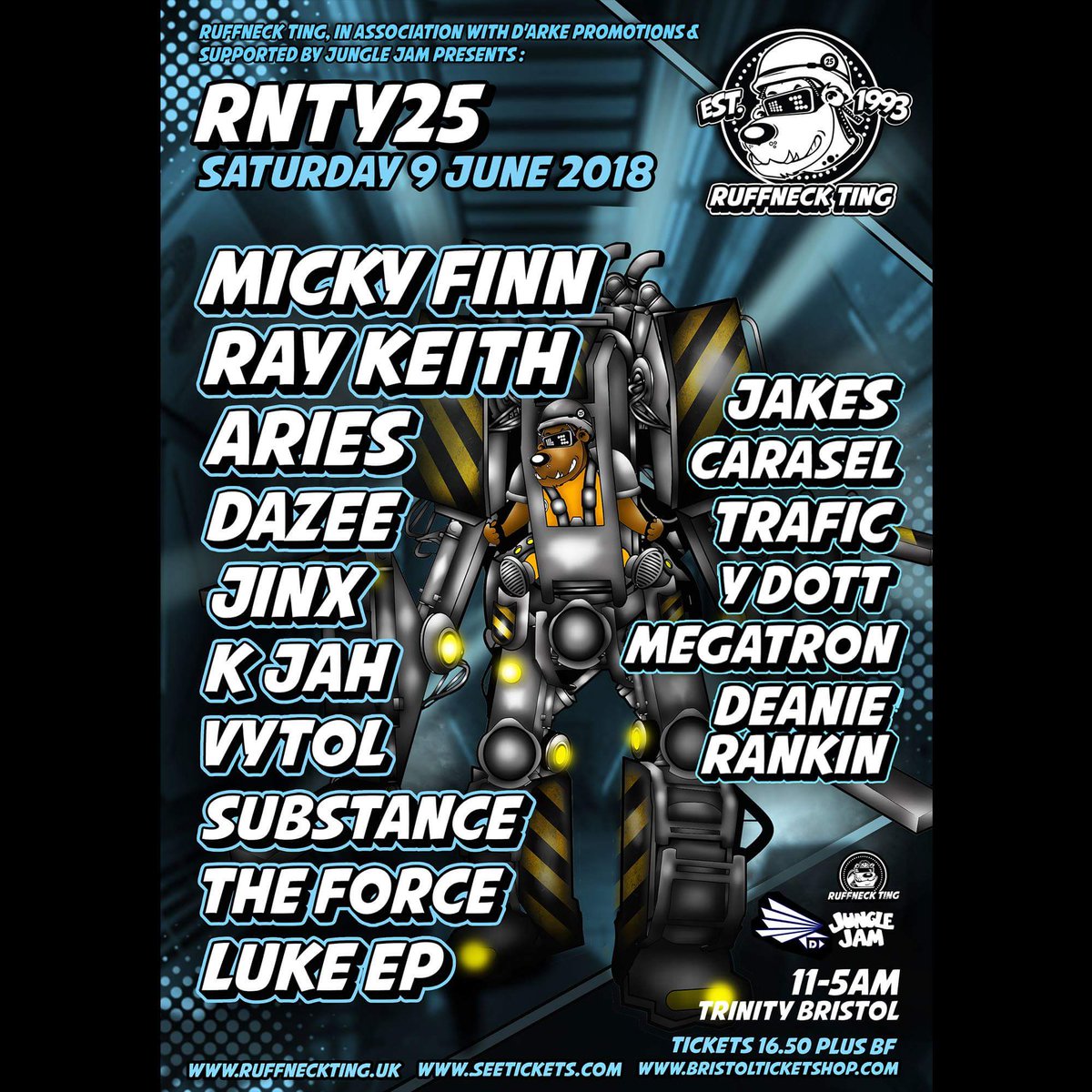 Salary_subs's tweet photo. @RuffneckTing @MICKYFINN1 @RAYKEITH1 @ariesuk @DJ_DAZEE @JINXDREAD @KJAH_JUNGLIST @VytolDnb @THEFORCEDNB @LukeEPdnb @Carasel @Josh_YDOTT @TrinityBristol @xlj @markeeledge @DArkePromotion1 @junglejamuk #RNTY25 #jungle #Dnb #25YTing #DroppingHeavy 🔥🔥🔥 https://t.co/lmDkAqq8OZ