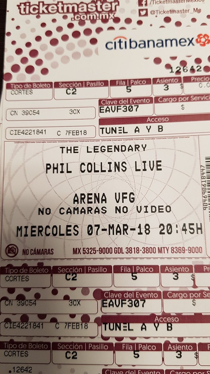 DJCesarCosio's tweet photo. #Gana #Cortesias para #PhilCollins #NotDeadYetTour & #Pretenders en @ArenaVFG #Sigueme y #RT con tu #CanciónFavorita abordo del #ZeppelinDigital https://t.co/gh20WEmS8h