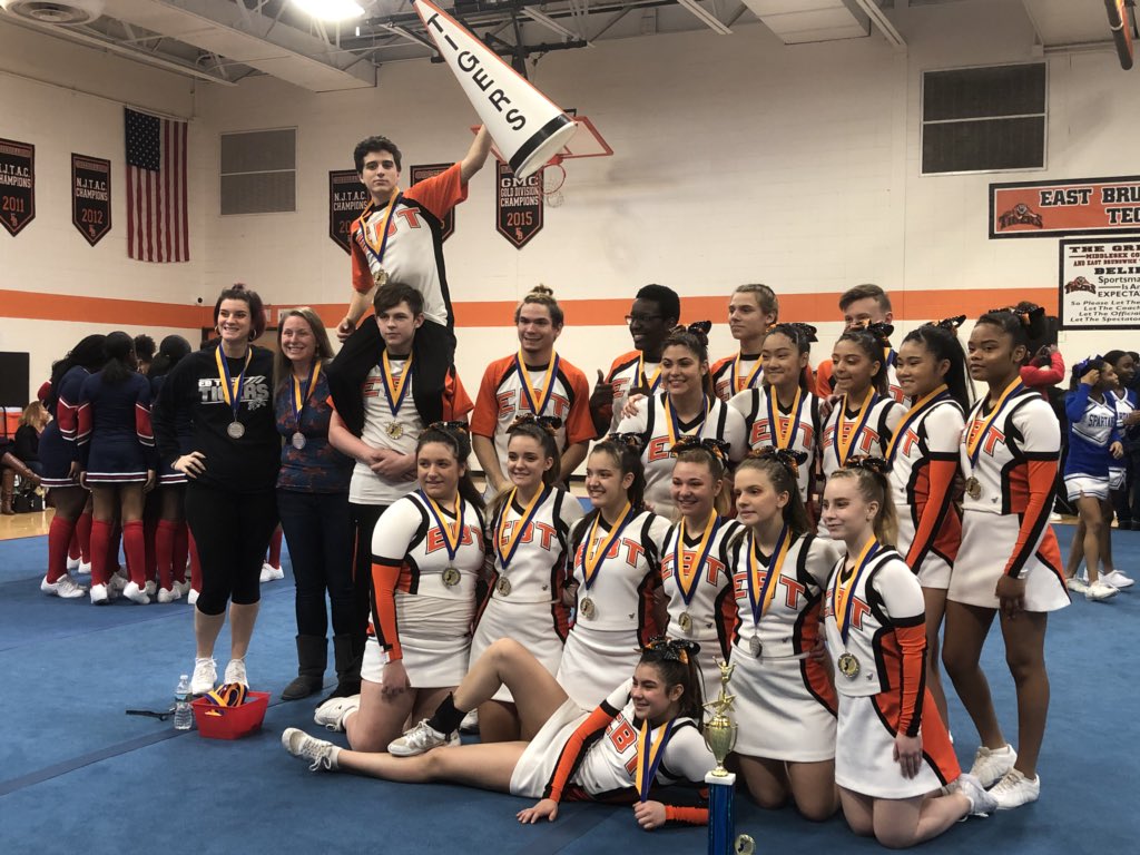 ebcareerdevelop's tweet photo. Congratulations EB Tech Cheer Team!!  Second place in the 2018 NJTAC Cheer Competition!  WAY TO GO!!! https://t.co/V45jrKMpqm