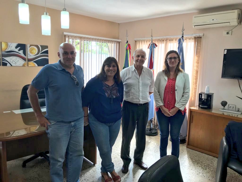 Ayer visitamos el Municipio de Berrotaran. Junto a autoridades locales evaluamos capacidades para organizar la Defensa Civil local #Cordoba