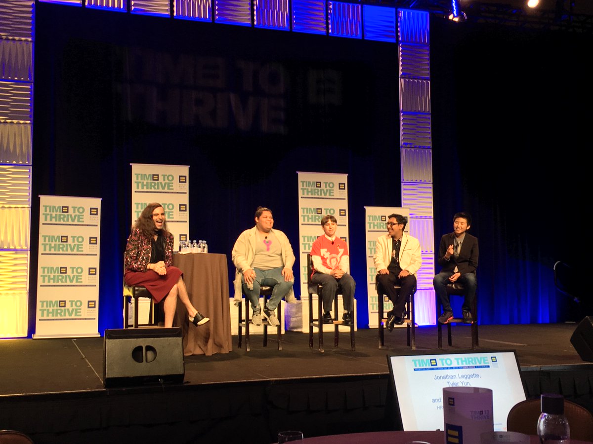Jacob Tobia hosts a non-binary panel at HRC Foundation's Time to THRIVE Conference