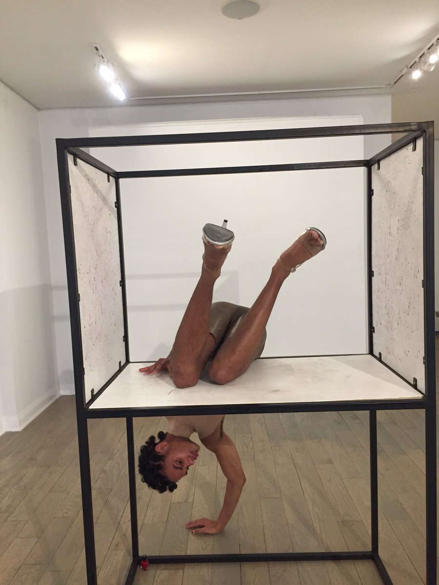 Catch #ZacharyRichardson perform one last time today at 5pm until closing #OutOfLine #Harlem #HarlemArt