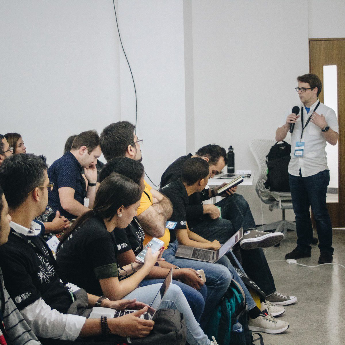 PyCaribbean's tweet photo. Josh Simmons - Leam by Contributing to Open Source.

#pycaribbean2018 #python #codetiger #dominicanrepublic https://t.co/uwyh0aFCaI