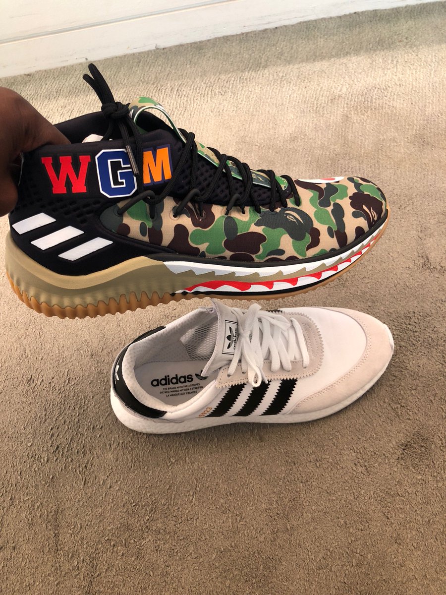 adidas bape dame 4