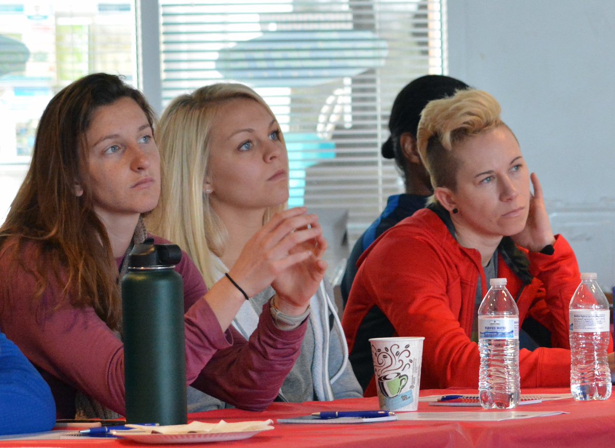 WashSpirit's tweet image. 📚 1st team meeting of the 2018 #NWSL Season! Laying the groundwork for a great year ahead.

#WeWill // #SpiritFam
