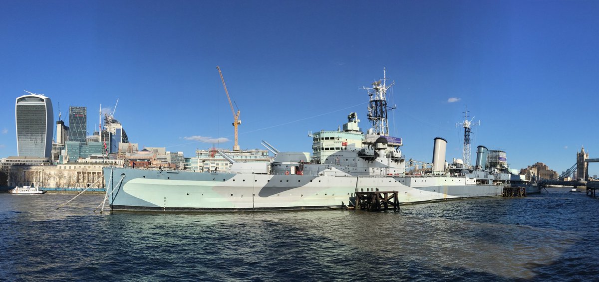 PVHaltonOBE's tweet photo. #HMSBELFAST a name that will soon live again as the 3rd Type 26 

Pro Tanto Quid Retribuamus (For so much, how shall we repay?) https://t.co/2jHYqWYAYu