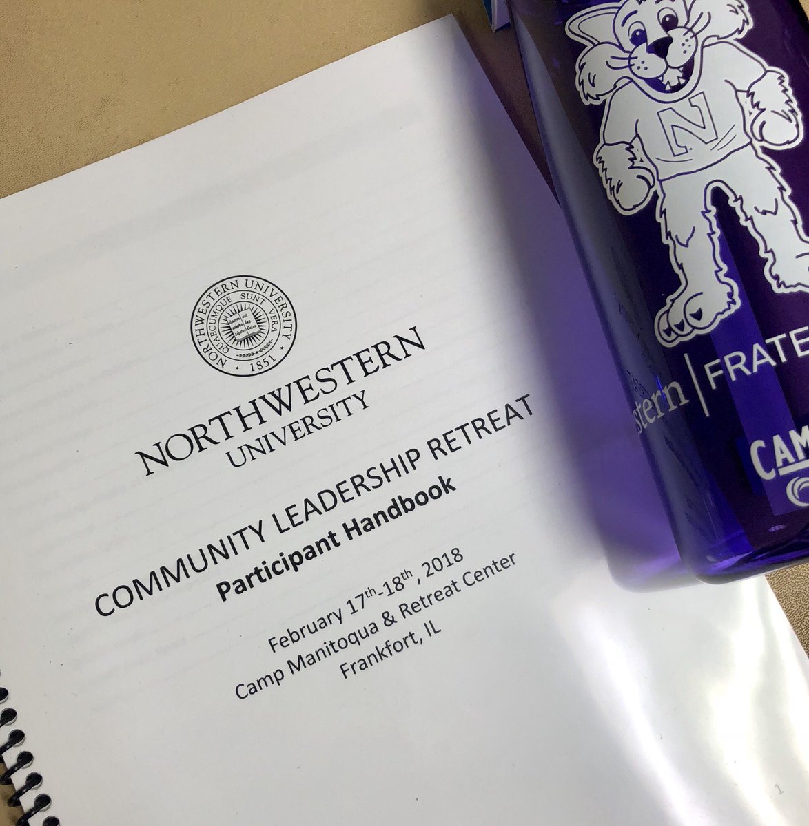 NorthwesternFSL's tweet photo. We’re kicking off our Community Leadership Retreat for the leadership of our fraternity and sorority governing councils! #NUFSL #NUCLR #B1GCats https://t.co/Wjgcfw9KBH